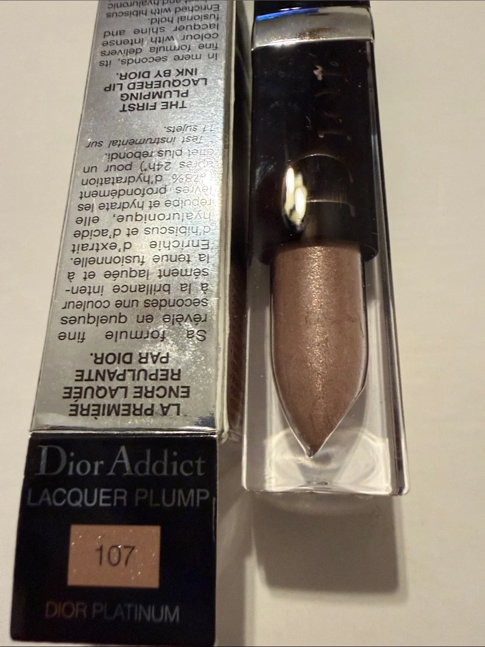 Dior Addict Lacquer Plump Lip Ink in Metallic Taupe